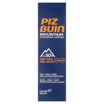 Mountain Suncream + Lipstick Spf50+ Very High 20Ml